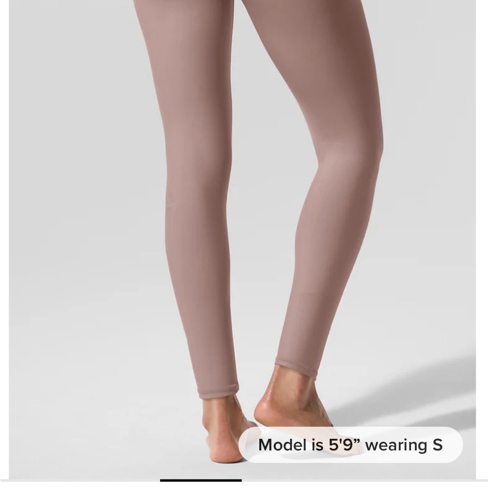 7/8 High waist Airlift Tan Leggings XS - Picture 2 of 6
